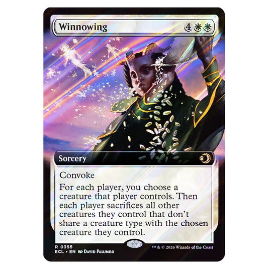 Winnowing 0355 card from the Magic The Gathering set Lorwyn Eclipsed