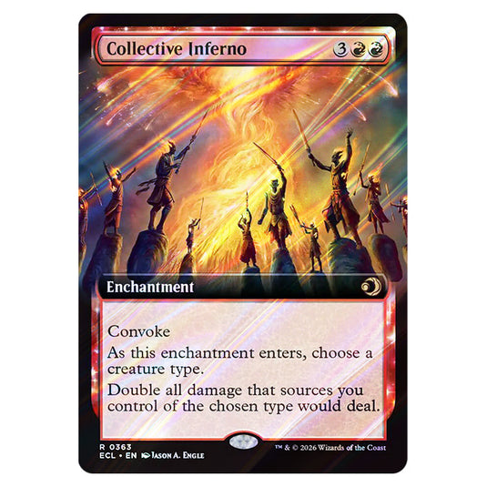 Collective Inferno 0363 card from the Magic The Gathering set Lorwyn Eclipsed