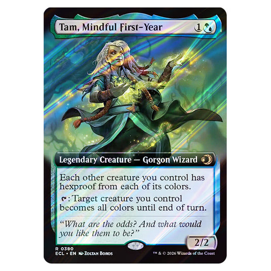 Tam, Mindful First-Year 0380 card from the Magic The Gathering set Lorwyn Eclipsed
