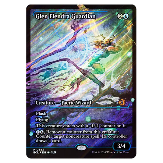Glen Elendra Guardian 0383 card from the Magic The Gathering set Lorwyn Eclipsed