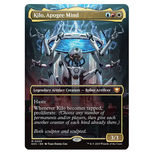 Kilo, Apogee Mind 0003 card from the Magic The Gathering set Edge of Eternities - Commander
