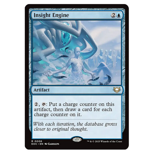 Insight Engine 0006 card from the Magic The Gathering set Edge of Eternities - Commander
