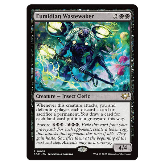 Eumidian Wastewaker 0008 card from the Magic The Gathering set Edge of Eternities - Commander