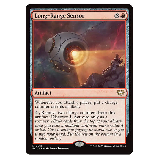 Long-Range Sensor 0011 card from the Magic The Gathering set Edge of Eternities - Commander