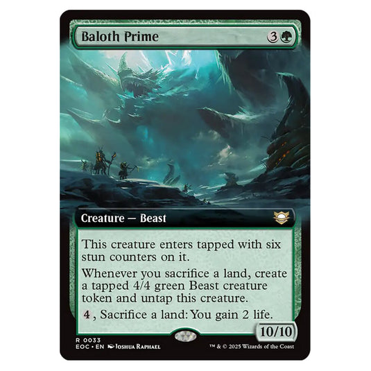 Baloth Prime 0033 card from the Magic The Gathering set Edge of Eternities - Commander