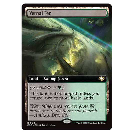 Vernal Fen 0044 card from the Magic The Gathering set Edge of Eternities - Commander