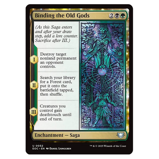 Binding the Old Gods 0052 card from the Magic The Gathering set Edge of Eternities - Commander