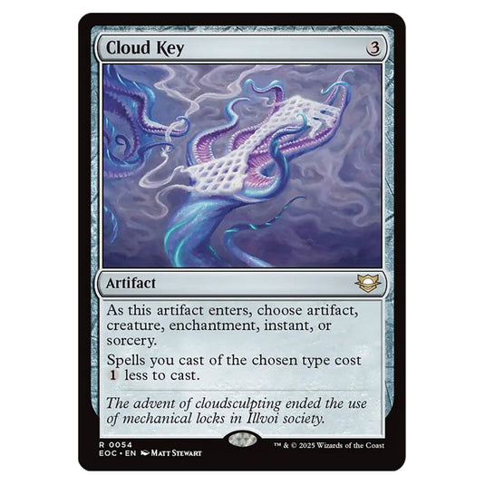 Cloud Key 0054 card from the Magic The Gathering set Edge of Eternities - Commander