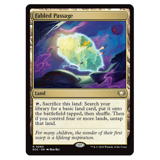 Fabled Passage 0060 card from the Magic The Gathering set Edge of Eternities - Commander