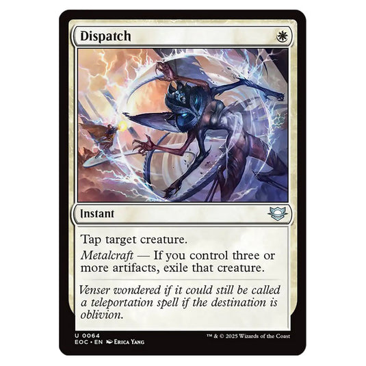 Dispatch 0064 card from the Magic The Gathering set Edge of Eternities - Commander