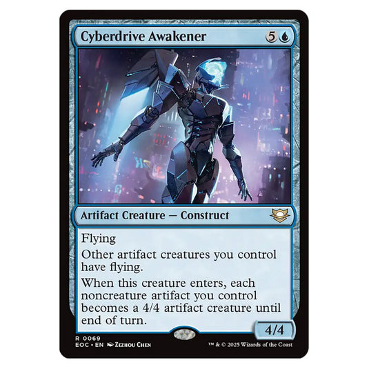 Cyberdrive Awakener 0069 card from the Magic The Gathering set Edge of Eternities - Commander