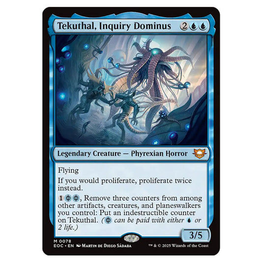 Tekuthal, Inquiry Dominus 0078 card from the Magic The Gathering set Edge of Eternities - Commander