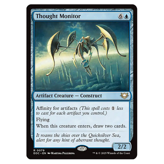 Thought Monitor 0079 card from the Magic The Gathering set Edge of Eternities - Commander