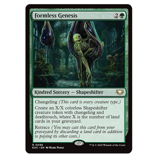 Formless Genesis 0096 card from the Magic The Gathering set Edge of Eternities - Commander