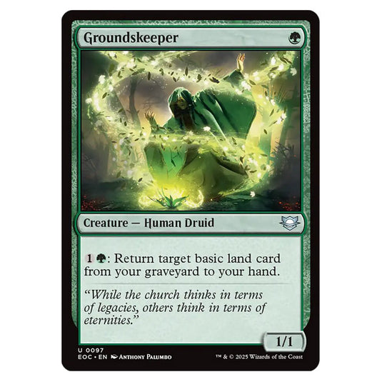 Groundskeeper 0097 card from the Magic The Gathering set Edge of Eternities - Commander