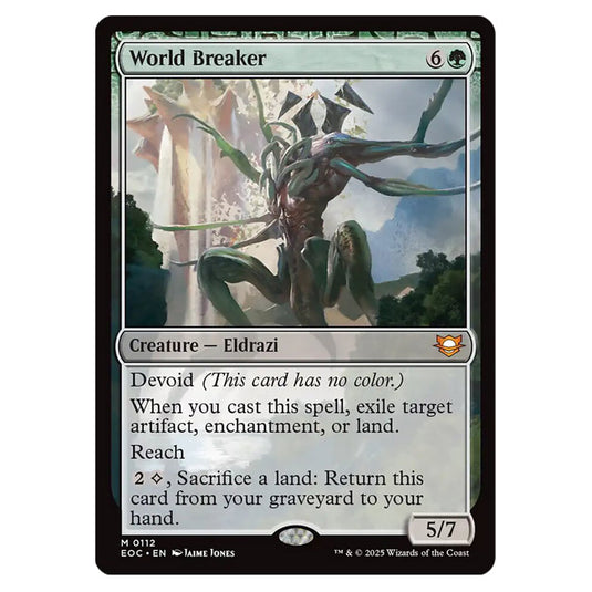 World Breaker 0112 card from the Magic The Gathering set Edge of Eternities - Commander