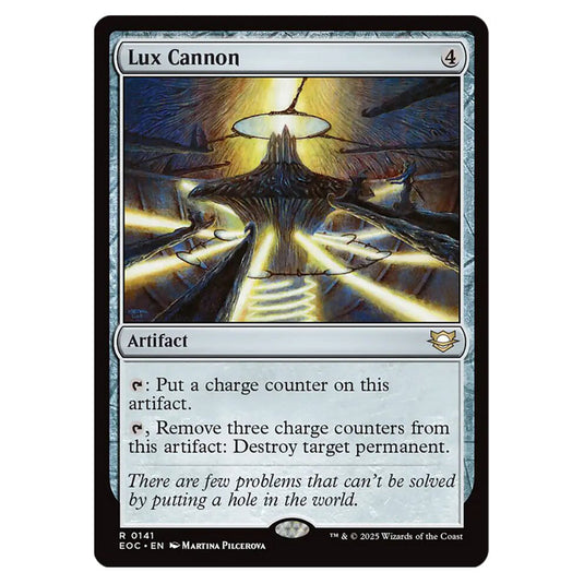 Lux Cannon 0141 card from the Magic The Gathering set Edge of Eternities - Commander