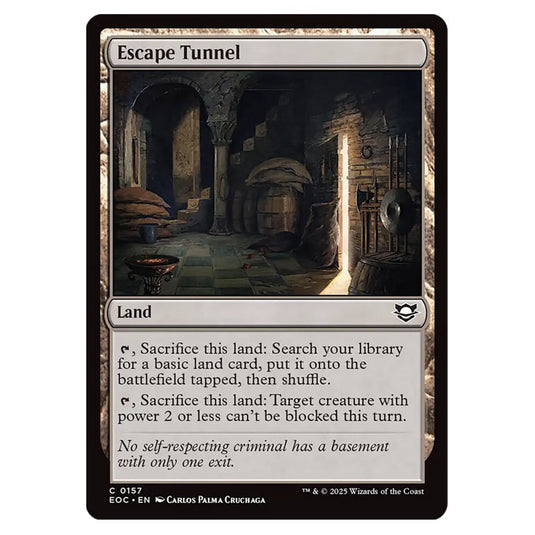 Escape Tunnel 0157 card from the Magic The Gathering set Edge of Eternities - Commander