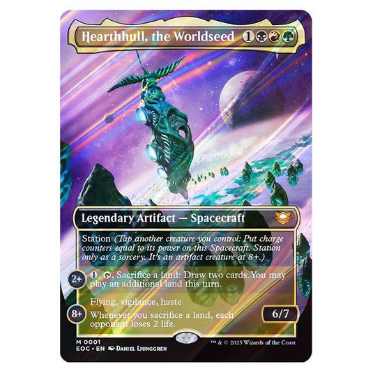 Hearthhull, the Worldseed 0001 card from the Magic The Gathering set Edge of Eternities - Commander