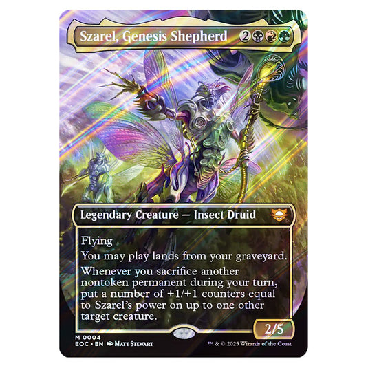 Szarel, Genesis Shepherd 0004 card from the Magic The Gathering set Edge of Eternities - Commander
