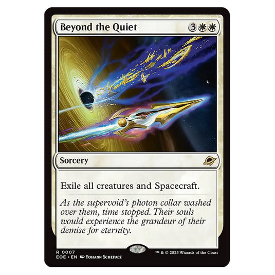 Beyond the Quiet 0007 card from the Magic The Gathering set Edge of Eternities
