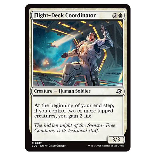 Flight-Deck Coordinator 0017 card from the Magic The Gathering set Edge of Eternities