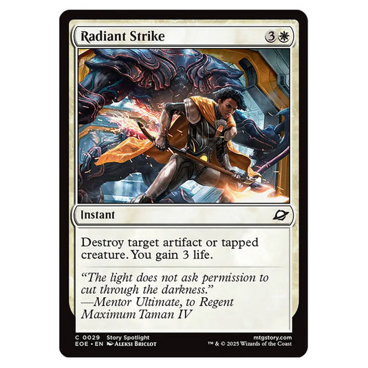 Radiant Strike 0029 card from the Magic The Gathering set Edge of Eternities