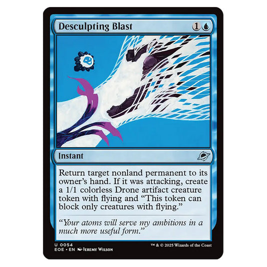 Desculpting Blast 0054 card from the Magic The Gathering set Edge of Eternities