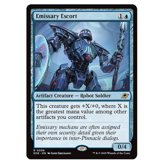 Emissary Escort 0056 card from the Magic The Gathering set Edge of Eternities