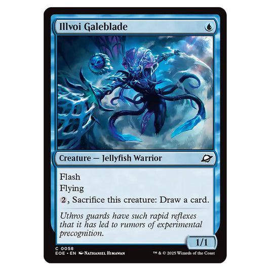 Illvoi Galeblade 0058 card from the Magic The Gathering set Edge of Eternities