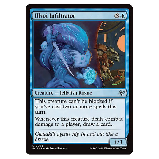 Illvoi Infiltrator 0059 card from the Magic The Gathering set Edge of Eternities