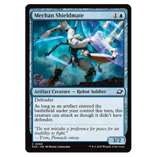 Mechan Shieldmate 0065 card from the Magic The Gathering set Edge of Eternities