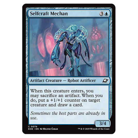 Selfcraft Mechan 0074 card from the Magic The Gathering set Edge of Eternities