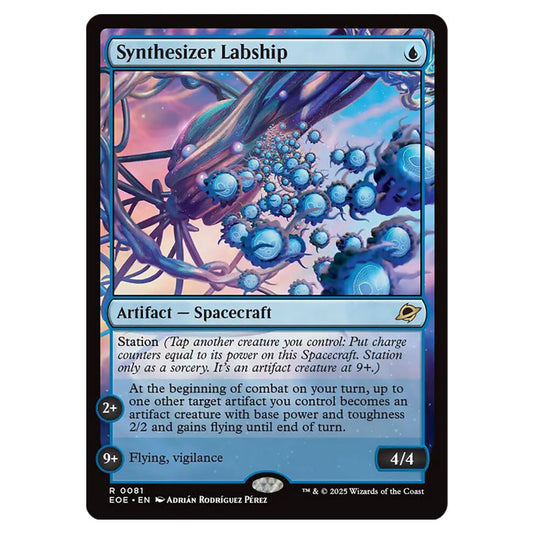 Synthesizer Labship 0081 card from the Magic The Gathering set Edge of Eternities
