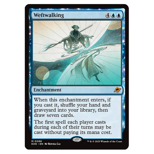 Weftwalking 0086 card from the Magic The Gathering set Edge of Eternities