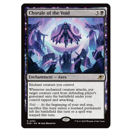 Chorale of the Void 0091 card from the Magic The Gathering set Edge of Eternities