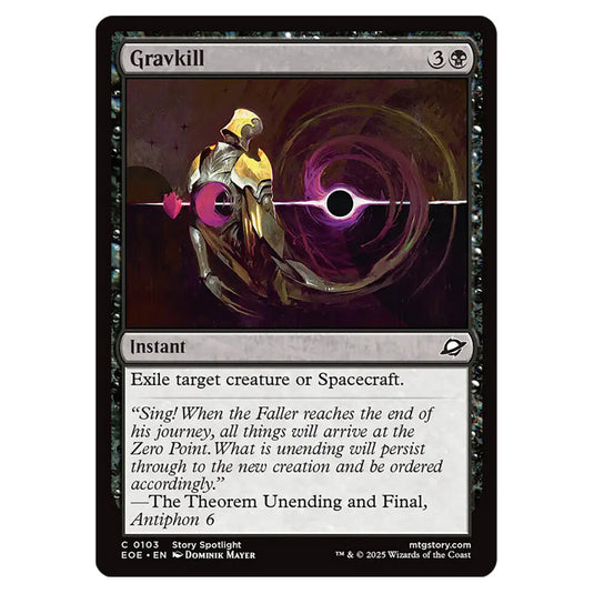 Gravkill 0103 card from the Magic The Gathering set Edge of Eternities