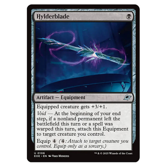 Hylderblade 0106 card from the Magic The Gathering set Edge of Eternities