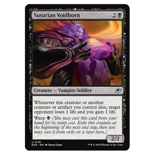 Susurian Voidborn 0118 card from the Magic The Gathering set Edge of Eternities