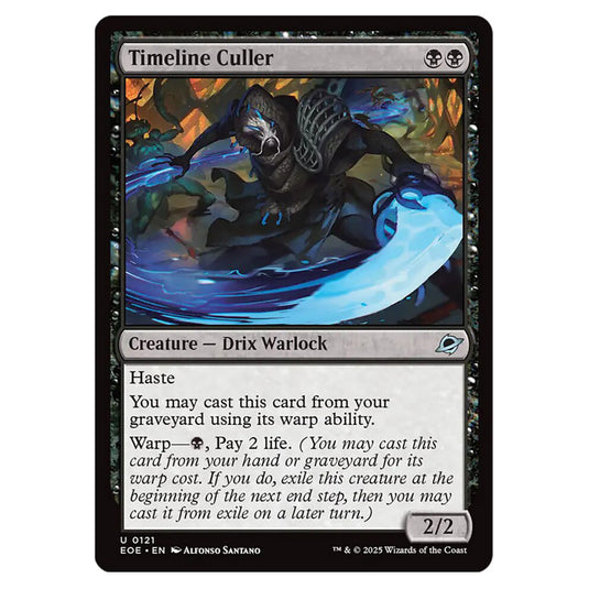 Timeline Culler 0121 card from the Magic The Gathering set Edge of Eternities