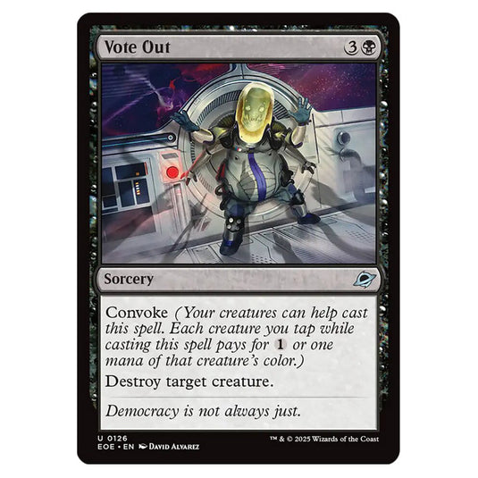 Vote Out 0126 card from the Magic The Gathering set Edge of Eternities