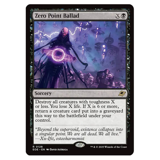 Zero Point Ballad 0128 card from the Magic The Gathering set Edge of Eternities