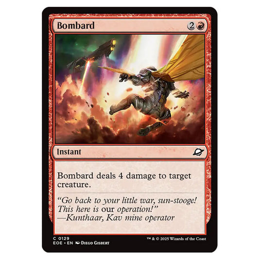 Bombard 0129 card from the Magic The Gathering set Edge of Eternities