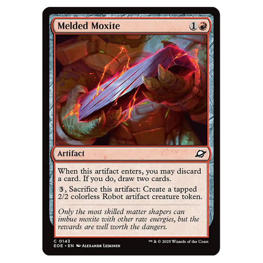 Melded Moxite 0143 card from the Magic The Gathering set Edge of Eternities