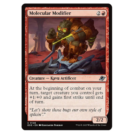 Molecular Modifier 0146 card from the Magic The Gathering set Edge of Eternities