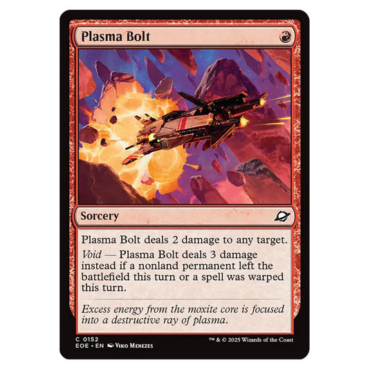 Plasma Bolt 0152 card from the Magic The Gathering set Edge of Eternities