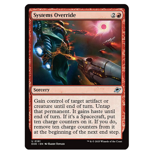 Systems Override 0161 card from the Magic The Gathering set Edge of Eternities