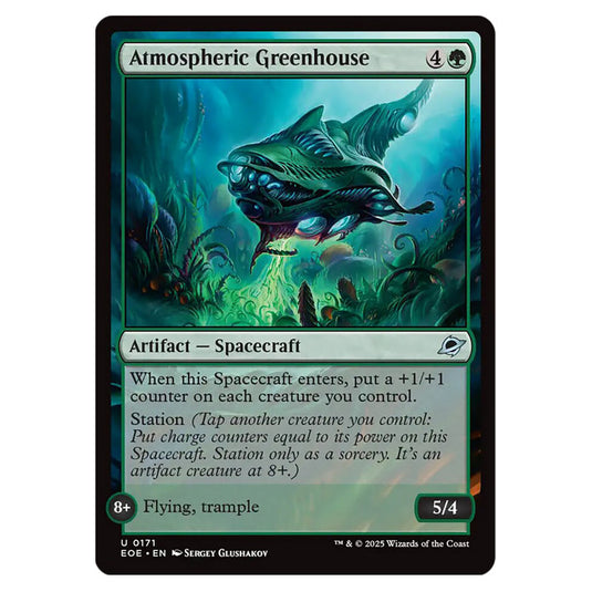 Atmospheric Greenhouse 0171 card from the Magic The Gathering set Edge of Eternities