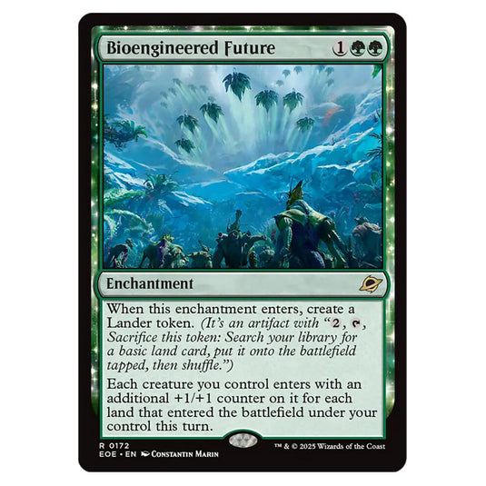Bioengineered Future 0172 card from the Magic The Gathering set Edge of Eternities