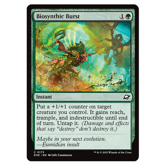 Biosynthic Burst 0173 card from the Magic The Gathering set Edge of Eternities